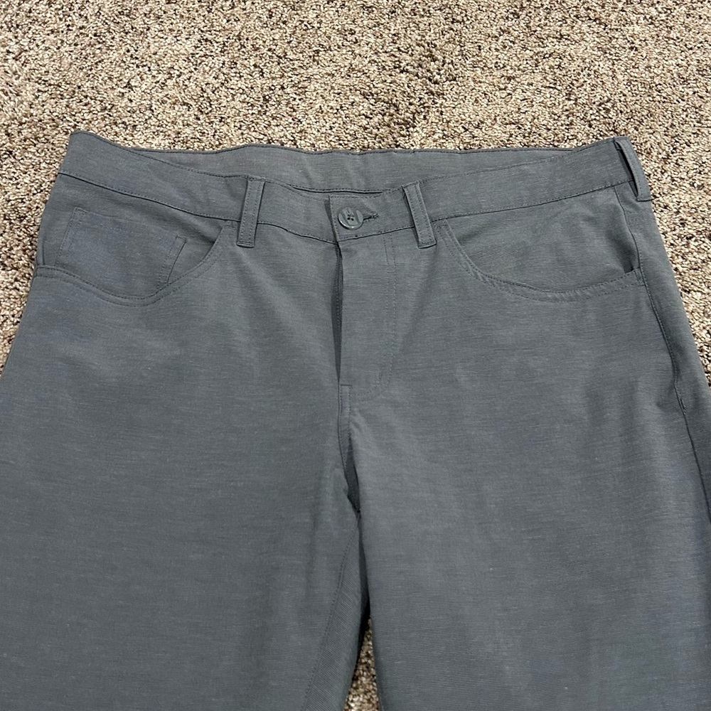 Callaway Golf EverPlay 5 Pocket Flat Front Tappered Pants Gray Men’s 34 x 32 EUC - Picture 3 of 13